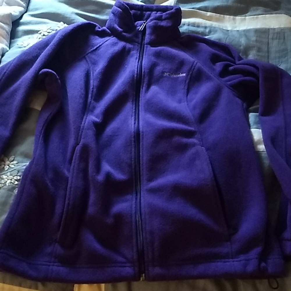 Columbia Fleece Full Zip Jacket, zip pockets